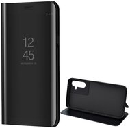 Tok álló (aktív FLIP, oldalra nyíló, asztali tartó funkció, tükrös felület, Mirror View Case) FEKETE Samsung Galaxy A34 5G (SM-A346)