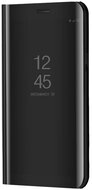 Tok álló (aktív FLIP, oldalra nyíló, asztali tartó funkció, tükrös felület, Mirror View Case) FEKETE - Samsung Galaxy A14 4G (SM-A145)/ Samsung Galaxy A14 5G (SM-A146)