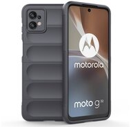 Szilikon telefonvédő (közepesen ütésálló, kamera védelem, 3D minta) SÖTÉTSZÜRKE Motorola Moto G32 (XT2235)