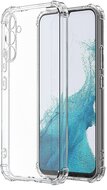 Szilikon telefonvédő (közepesen ütésálló, légpárnás keret) ÁTLÁTSZÓ - Samsung Galaxy A54 5G (SM-A546)