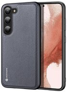 DUX DUCIS FINO szilikon telefonvédő (műanyag belső, közepesen ütésálló, rács minta) SZÜRKE - Samsung Galaxy S23 Plus