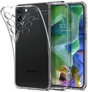 SPIGEN LIQUID CRYSTAL szilikon telefonvédő (közepesen ütésálló, légpárnás sarok) ÁTLÁTSZÓ - Samsung Galaxy S23 Plus
