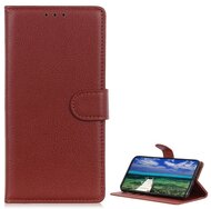 Tok álló, bőr hatású (FLIP, oldalra nyíló, asztali tartó funkció, prémium) BURGUNDY - Samsung Galaxy S23