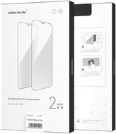 NILLKIN képernyővédő fólia 2db (3D full cover, íves, karcálló, 0.33mm, 9H + felhelyezést segítő keret) FEKETE Samsung Galaxy S23 (SM-S911)