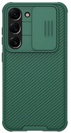 NILLKIN CAMSHIELD PRO műanyag telefonvédő (szilikon keret, közepesen ütésálló, kamera védelem, csíkos minta) SÖTÉTZÖLD Samsung Galaxy S23 Plus (SM-S916)