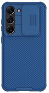 NILLKIN CAMSHIELD PRO műanyag telefonvédő (szilikon keret, közepesen ütésálló, kamera védelem, csíkos minta) SÖTÉTKÉK Samsung Galaxy S23 Plus (SM-S916)