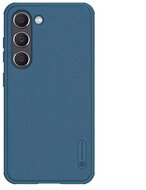 NILLKIN SUPER FROSTED PRO műanyag telefonvédő (közepesen ütésálló, gumírozott, érdes felület) SÖTÉTKÉK Samsung Galaxy S23 (SM-S911)