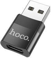 HOCO UA17 adapter (Type-C aljzat - USB, OTG, adatátvitel és töltés) FEKETE