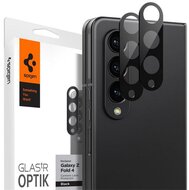 SPIGEN OPTIK kameravédő üveg 2db (lekerekített szél, karcálló, 9H) FEKETE Samsung Galaxy Z Fold 4 (SM-F936)