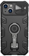 NILLKIN CAMSHIELD ARMOR PRO MAGNETIC defender műanyag telefonvédő (közepesen ütésálló, Magsafe rögzítésű) FEKETE Apple iPhone 14 Plus