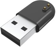 USB töltő (mágneses csatlakozás, okosóra töltés) FEKETE - Xiaomi Mi Band 5 / 6 / 7