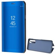 Tok álló (aktív FLIP, oldalra nyíló, asztali tartó funkció, tükrös felület, Mirror View Case) KÉK Huawei P Smart (2021)