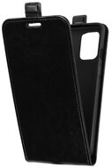 Tok álló, bőr hatású (FLIP, lefelé nyíló, szilikon tartó) FEKETE OnePlus 8T