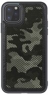 NILLKIN CAMO műanyag telefonvédő (bőr hatású, kamera védelem, terep minta) FEKETE - Apple iPhone 12 Pro Max