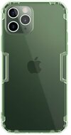 NILLKIN NATURE szilikon telefonvédő (közepesen ütésálló, légpárnás sarok, 0.6 mm, ultravékony) SÖTÉTZÖLD - Apple iPhone 12 Pro Max