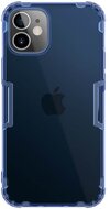 NILLKIN NATURE szilikon telefonvédő (közepesen ütésálló, légpárnás sarok, 0.6 mm, ultravékony) SÖTÉTKÉK - Apple iPhone 12 mini