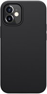 NILLKIN FLEX PURE szilikon telefonvédő (ultravékony, környezetbarát, mikrofiber plüss belső, matt) FEKETE Apple iPhone 12 mini