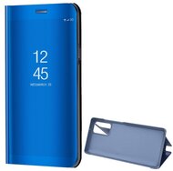 Tok álló (aktív FLIP, oldalra nyíló, asztali tartó funkció, tükrös felület, Mirror View Case) KÉK Samsung Galaxy Note 20 (SM-N980F) Samsung Galaxy Note 20 5G (SM-N981F)