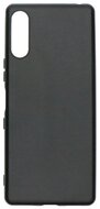 Szilikon telefonvédő (matt) FEKETE Sony Xperia L4 (XQ-AD5)