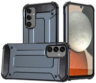 Defender műanyag telefonvédő (közepesen ütésálló, légpárnás sarok, szilikon belső, fémhatás) SÖTÉTKÉK,Samsung Galaxy A34 5G (SM-A346)