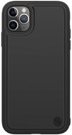 NILLKIN MAGIC PRO MAGNET CASE műanyag telefonvédő (közepesen ütésálló, vezeték nélküli töltés, fémlemez, matt) FEKETE - Apple iPhone 11 Pro Max
