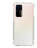 Szilikon telefonvédő (közepesen ütésálló, légpárnás sarok) ÁTLÁTSZÓ - Huawei P40