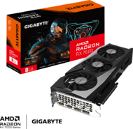 Gigabyte AMD Radeon RX7600 8GB GDDR6 Gaming OC 8G 2xHDMI 2xDP - GV-R76GAMING OC-8GD
