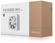DeepCool 1000W PX1000-G WH EU (80 Plus Gold, ATX3.0, Aktív PFC, Full Moduláris tápegység, fehér) - PX1000-G WH