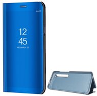 Tok álló (aktív FLIP, oldalra nyíló, asztali tartó funkció, tükrös felület, Mirror View Case) KÉK Xiaomi Mi 10 5G Xiaomi MI 10 Pro 5G