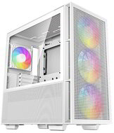 DeepCool Számítógépház - CH560 WH (fehér, ablakos, 4x12cm ventilátor, Mini-ITX / Mico-ATX / ATX / E-ATX, 2xUSB3.0)