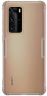 NILLKIN NATURE szilikon telefonvédő (közepesen ütésálló, légpárnás sarok, 0.6 mm, ultravékony) SZÜRKE - Huawei P40 Pro 5G