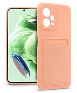 Haffner PT-6627 Xiaomi Redmi Note 12 5G/Poco X5 5G pink szilikon hátlap kártyatartóval