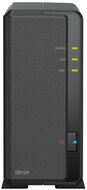 Synology DiskStation NAS 1 fiókos Realtek RTD1619B4x1.7GHz, 1GB DDR4 RAM, 1xGbit LAN, 2x USB3.2 - DS124 1GB
