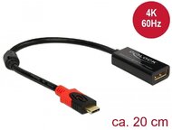 Delock DisplayPort átalakító USB Type-C kijelzohöz 4K 60 Hz