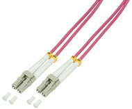 Logilink Fiber duplex patch kábel, OM4, 50/125 , LC-LC, lila, 5 m