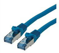 ROLINE Kábel S/FTP PATCH CAT6a, LSOH, 0,5m kék