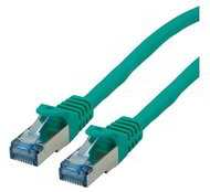 ROLINE Kábel S/FTP PATCH CAT6a LSOH, 7,5m, zöld