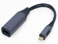 Gembird USB-C -> HDMI 1.4 M/F adapter 0.15m szürke