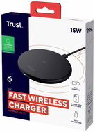 Trust Telefon töltő Vezeték nélküli - Viro (15W; fekete; USB-C)