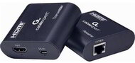 Gembird 1db HDMI 1.3 1db USB 2.0 micro B -> 1db RJ45 CAT6 UTP F/F video extender 60m fekete