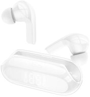 HOCO EW39 bluetooth fülhallgató SZTEREO (v5.3, TWS, mikrofon, zajszűrő + töltőtok) FEHÉR
