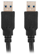 Lanberg USB-A 3.0 kábel M/M 1,8M fekete