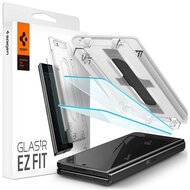 SPIGEN EZ FIT képernyővédő üveg 2db (2.5D, tokbarát, ultravékony, 0.2mm, 9H + segédkeret) ÁTLÁTSZÓ - Samsung Galaxy Z Fold5 5G (SM-F946)