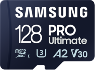 Samsung MicroSD kártya - 128GB MB-MY128SA/WW (PRO Ultimate, Class10, R200/W130, adapter, 128GB)