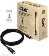 Club3D USB4 Gen3x2 Type-C Bi-Directional Cable 8K60Hz, Data 40Gbps, PD 240W(48V/5A) EPR M/M 2m