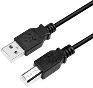 Logilink USB 2.0 kábel, USB-A/M - USB-B/M, fekete, 3 m