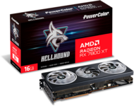 PowerColor AMD Radeon RX 7800XT 16GB GDDR6 Hellhound HDMI 3xDP - RX7800XT 16G-L/OC
