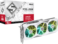 ASRock AMD Radeon RX 7800XT 16GB GDDR6 Steel Legend 16GB OC HDMI 3xDP - RX7800XT SL 16GO