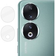 IMAK kameravédő üveg (lekerekített szél, karcálló, 0.3 mm, 9H) ÁTLÁTSZÓ - Honor 90 5G