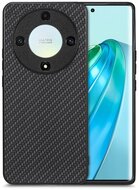 Szilikon telefonvédő (karbon minta) FEKETE - Honor Magic5 Lite 5G